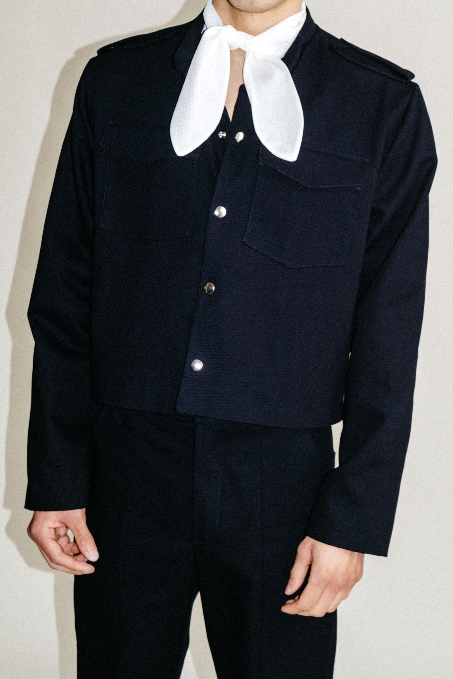 Boxy Jacket with Epaulettes