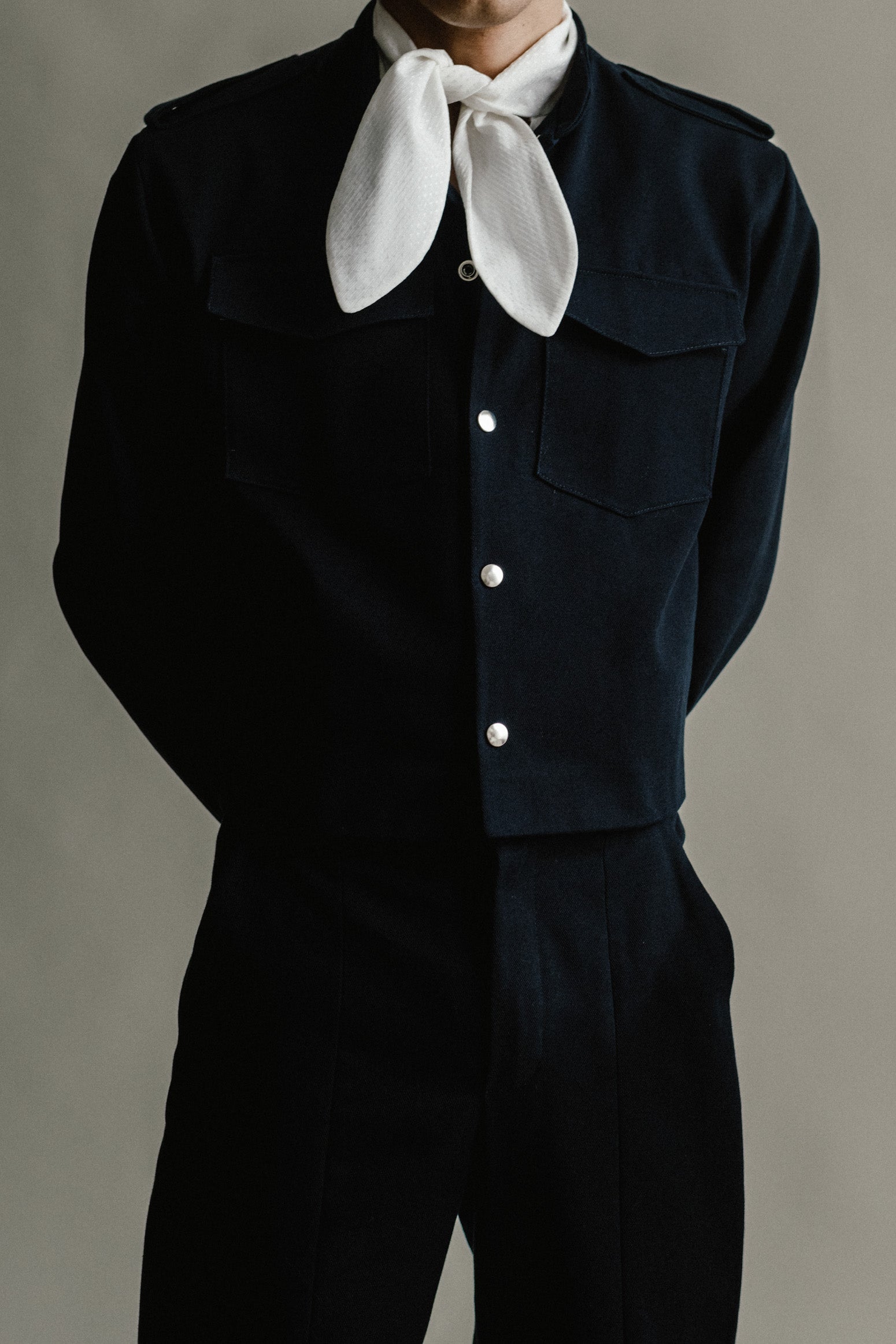 Boxy Jacket with Epaulettes