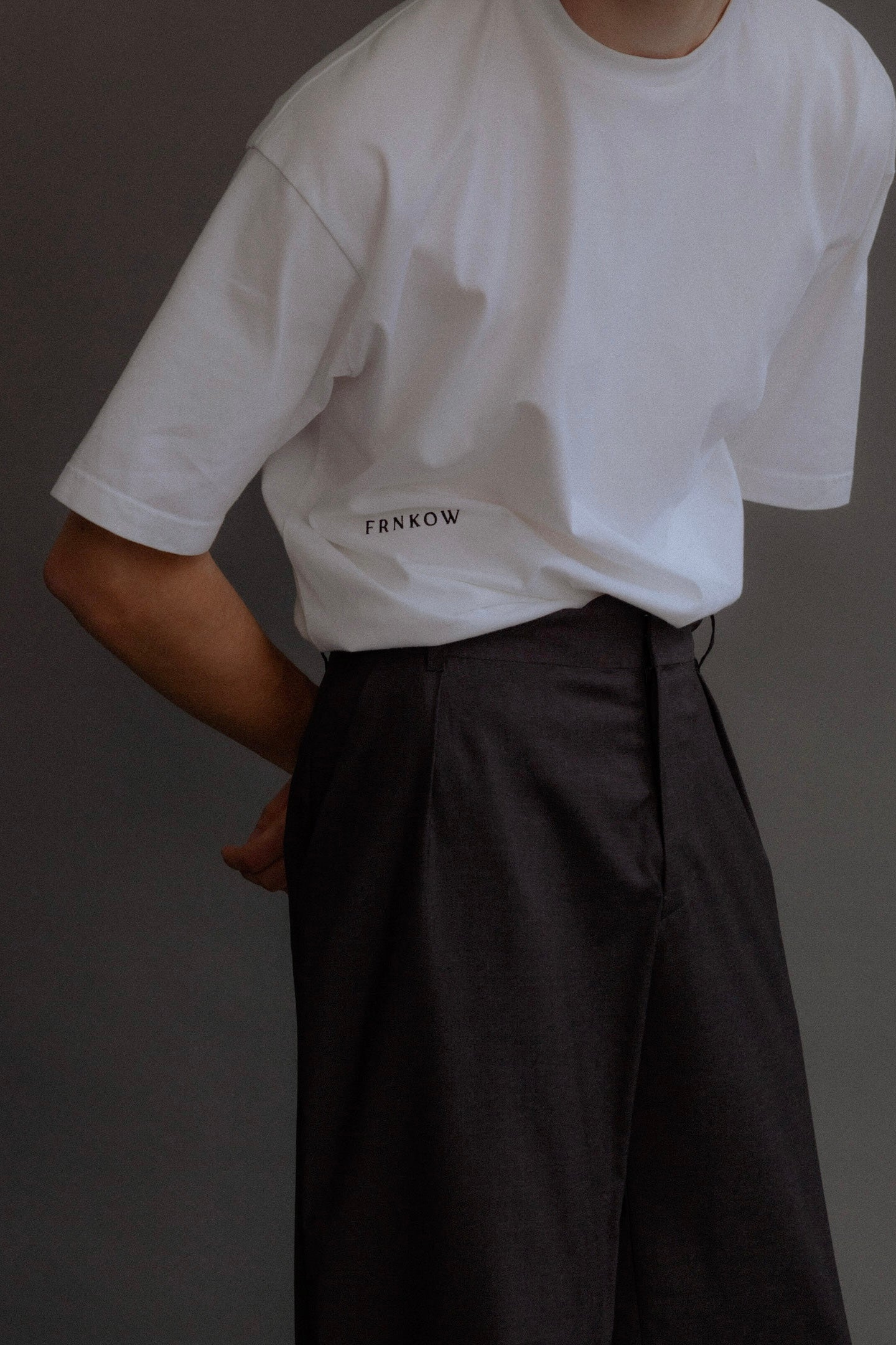 FRNKOW Embroidery T-Shirt