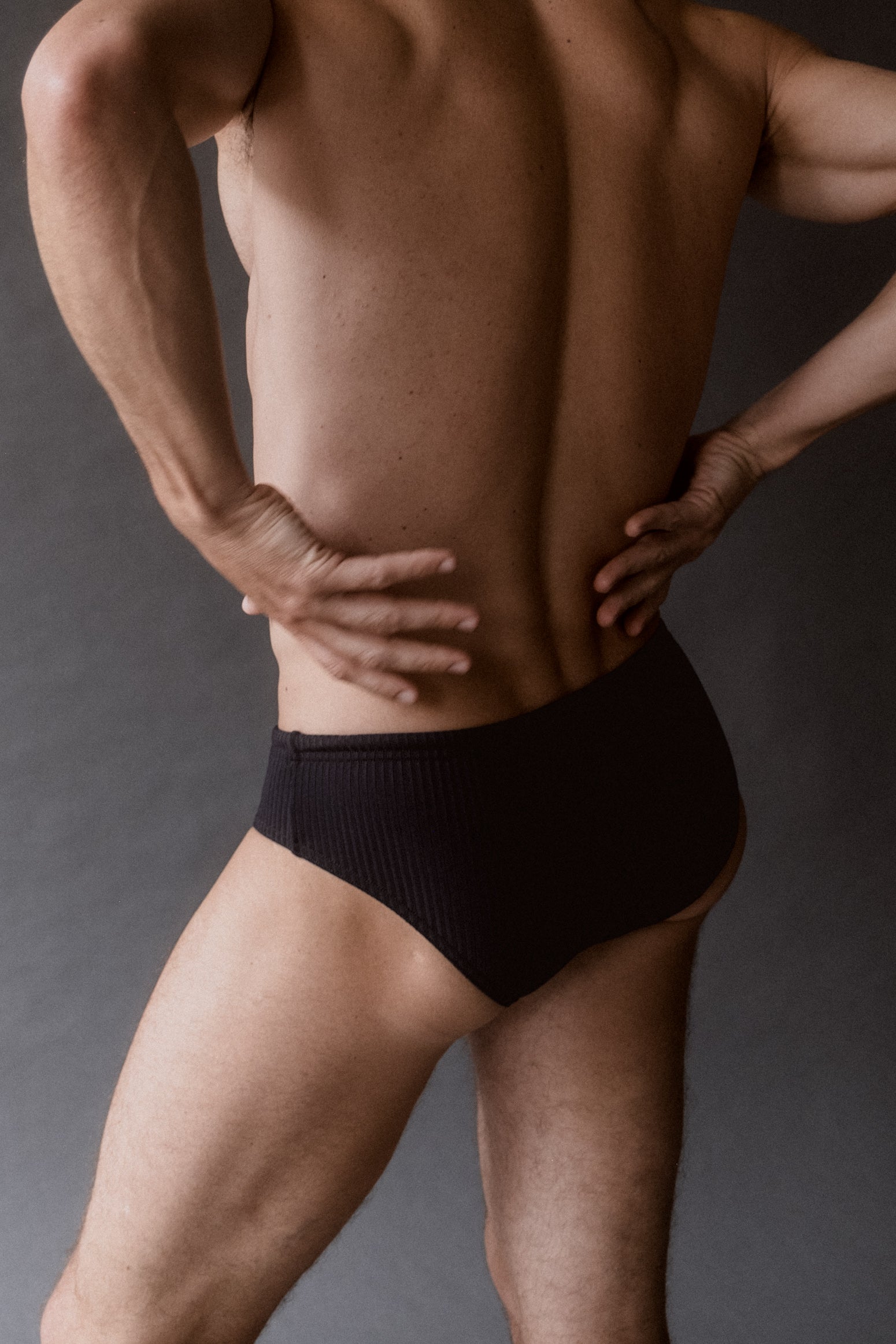 Swim Briefs I Ribbed | Black