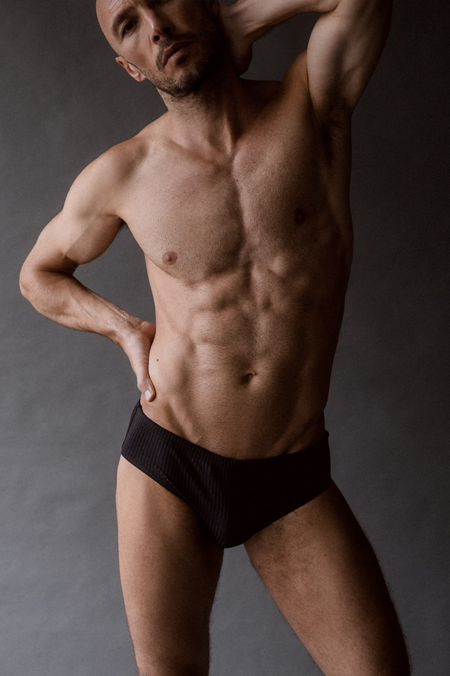 Swim Briefs I Ribbed | Black