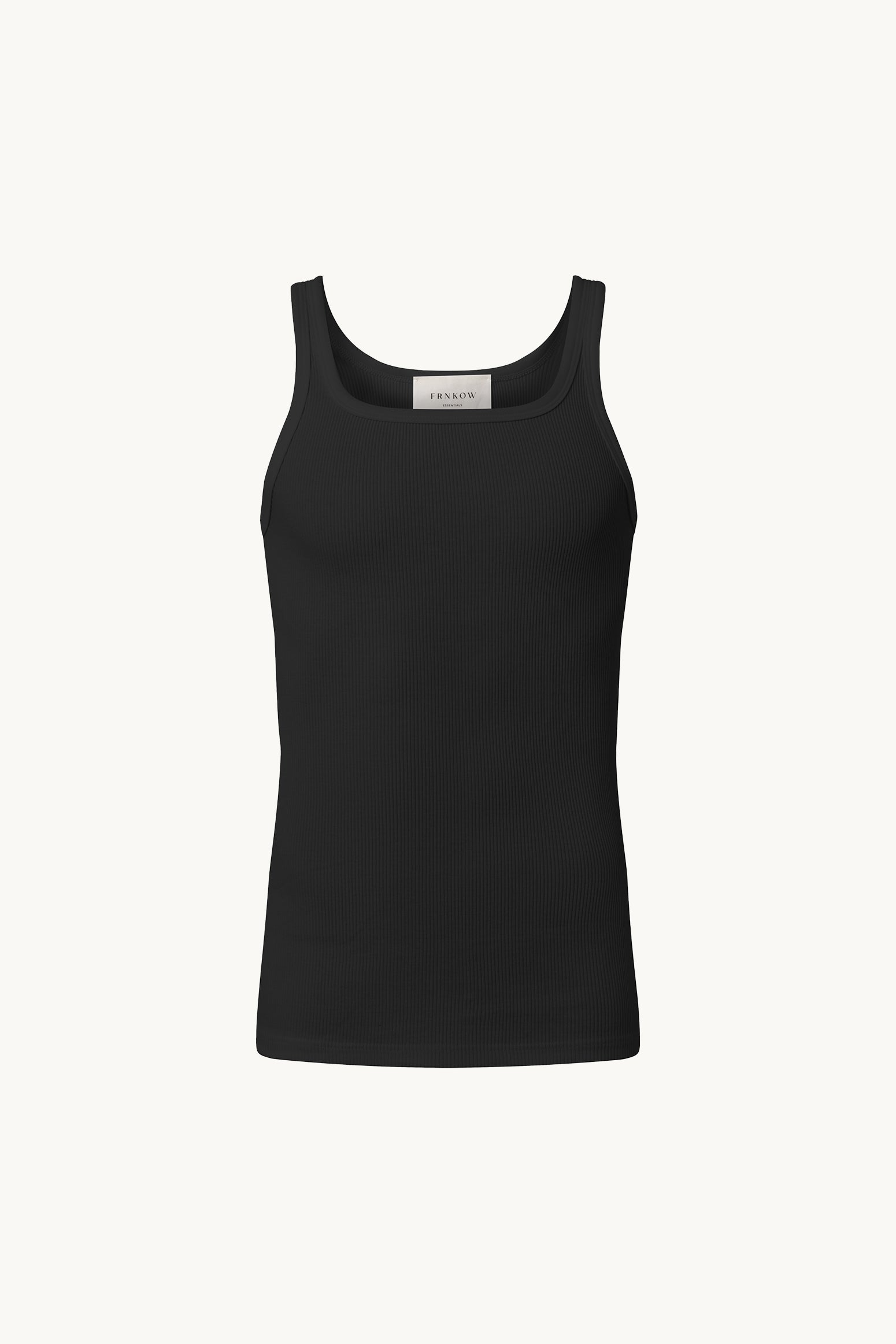 Tank Top | Double Rib | Black