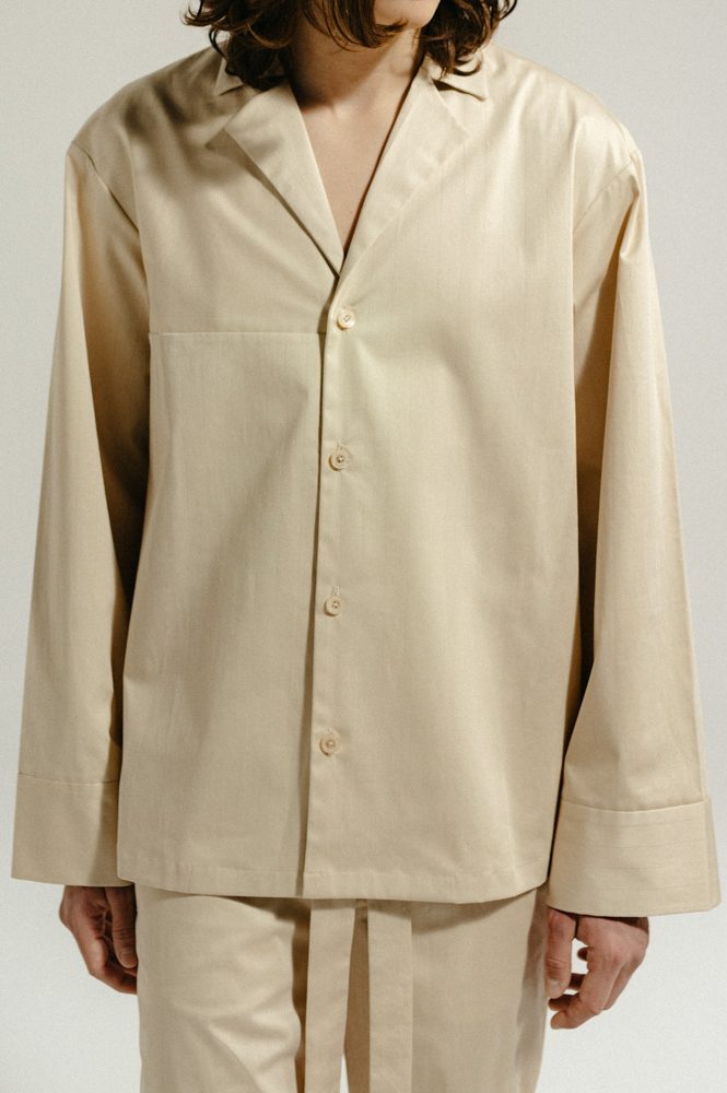 Pyjama Shirt with Pinstripes