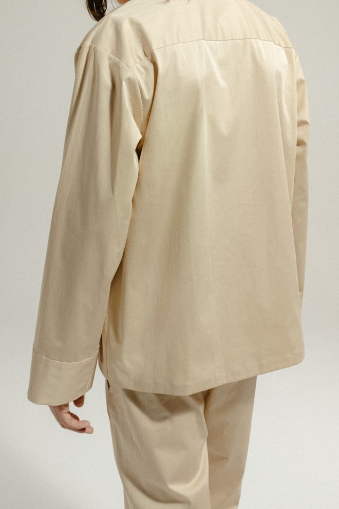 Pyjama Shirt with Pinstripes