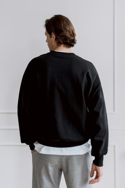 FRNKOW_Black_Oversized_Sweater-2