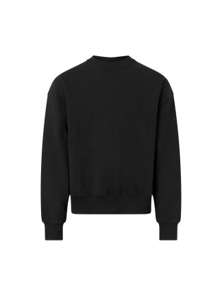 oversized sweater schwarz jersey